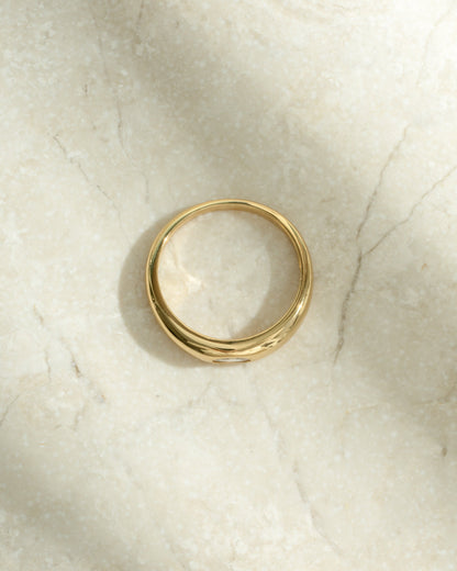 CZ Dome Ring