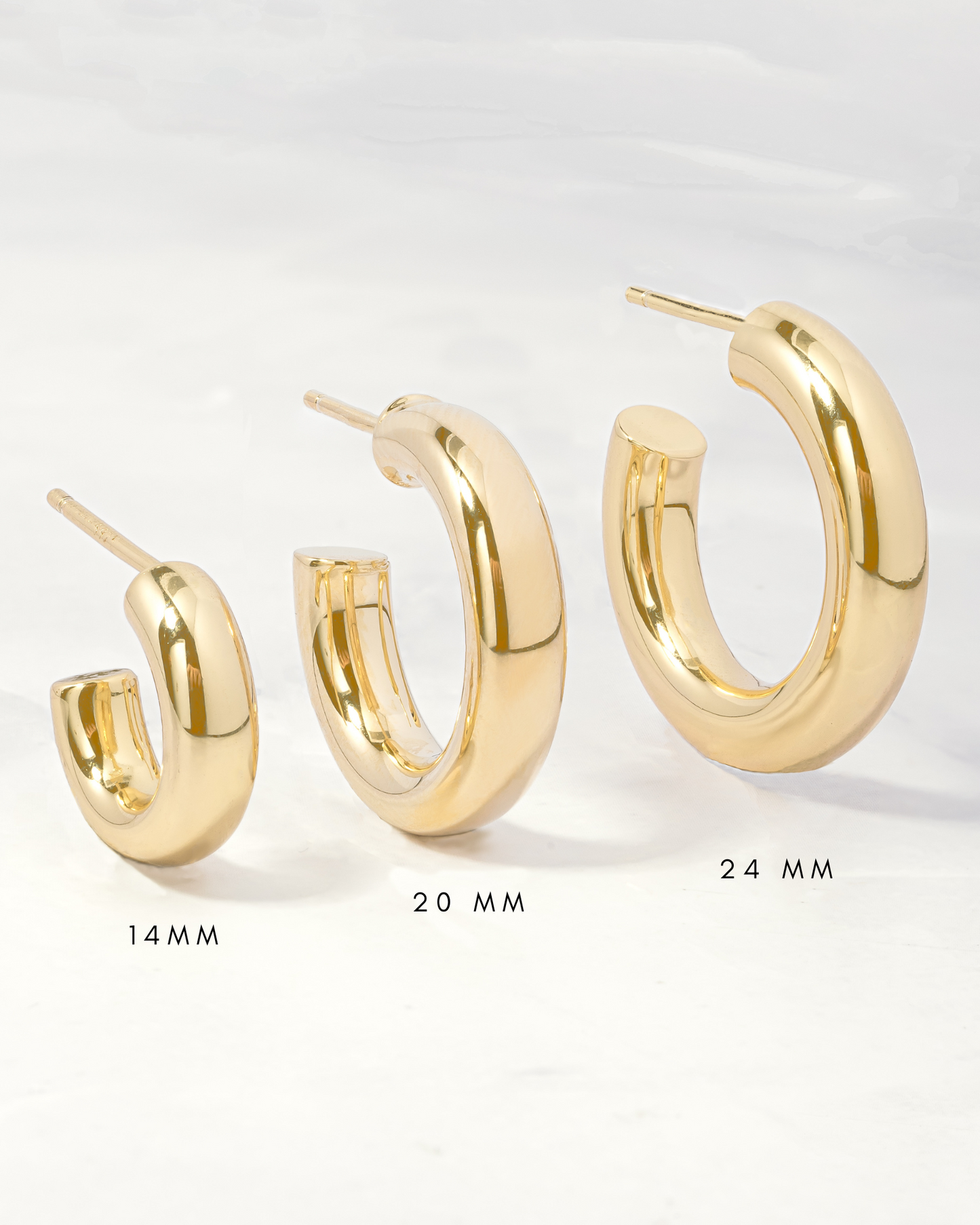24mm Chunky Tube Hoops