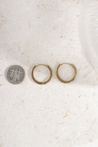 16mm Diamond Huggies (Multiple Sizes Available)