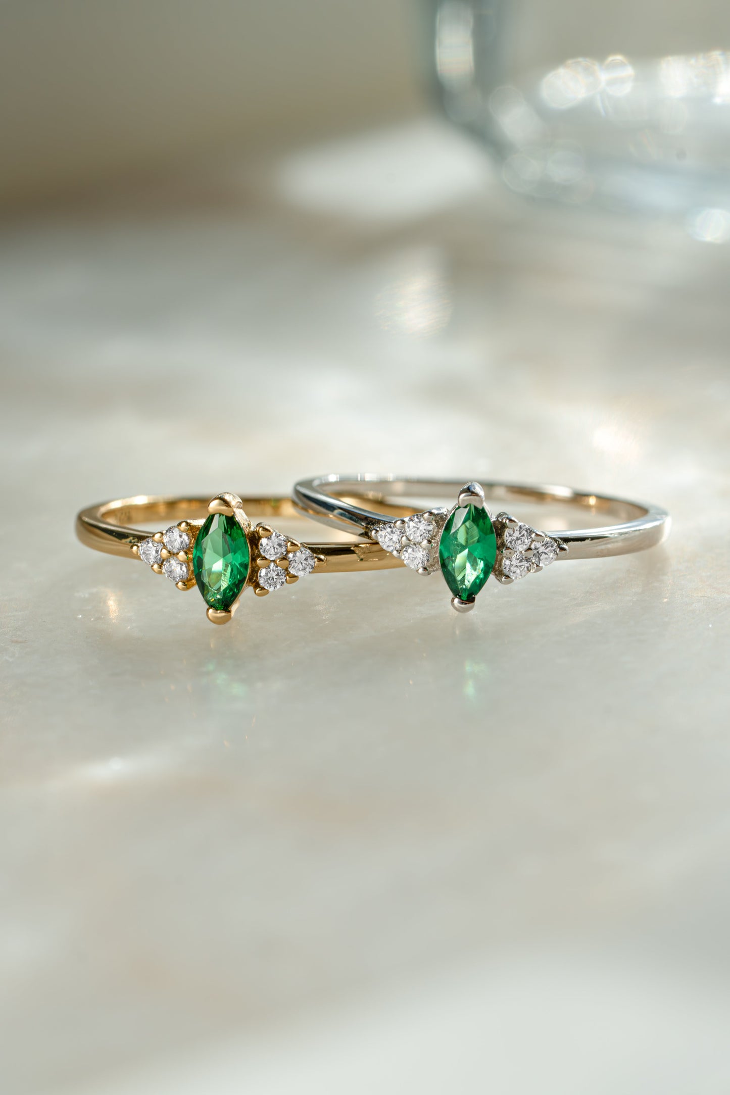 Emerald Marquise Ring