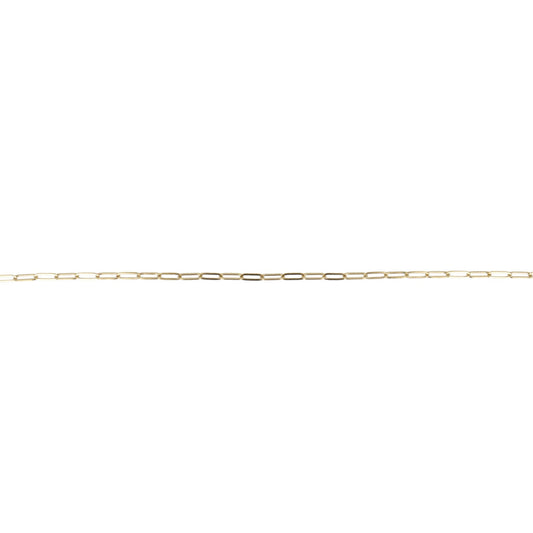 Slim Oval Link Chain (Gold Plated) 22 INCH/56CM
