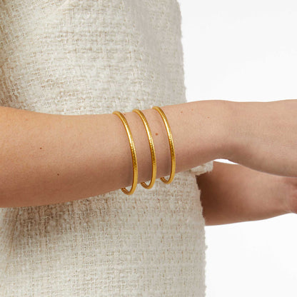 Havana Demi Bangle - Gold - M