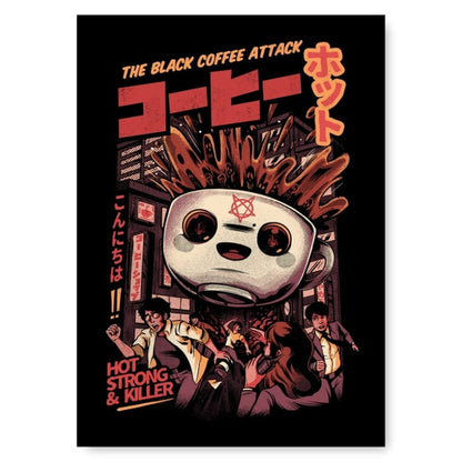 Japanese Poster - Black Coffee A3