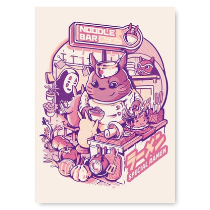 Japanese Poster - Noodle Bar A3