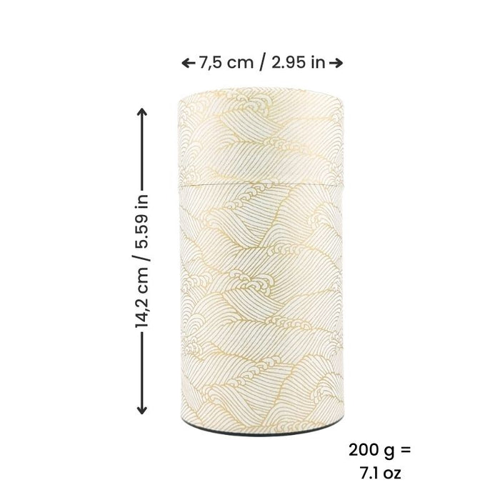 Japanese Tea Box - Golden Waves
