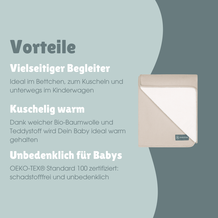 Kuscheldecke | Essential Beige