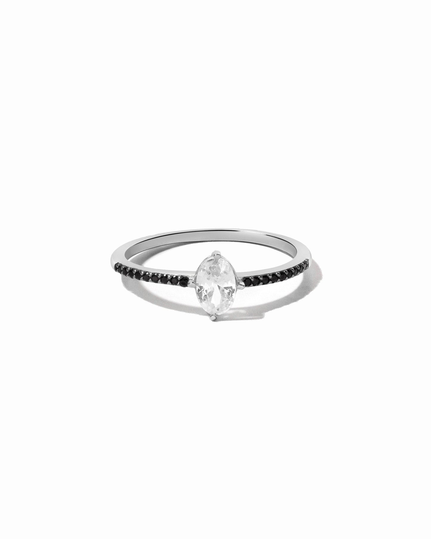 Black CZ Maddy II Ring