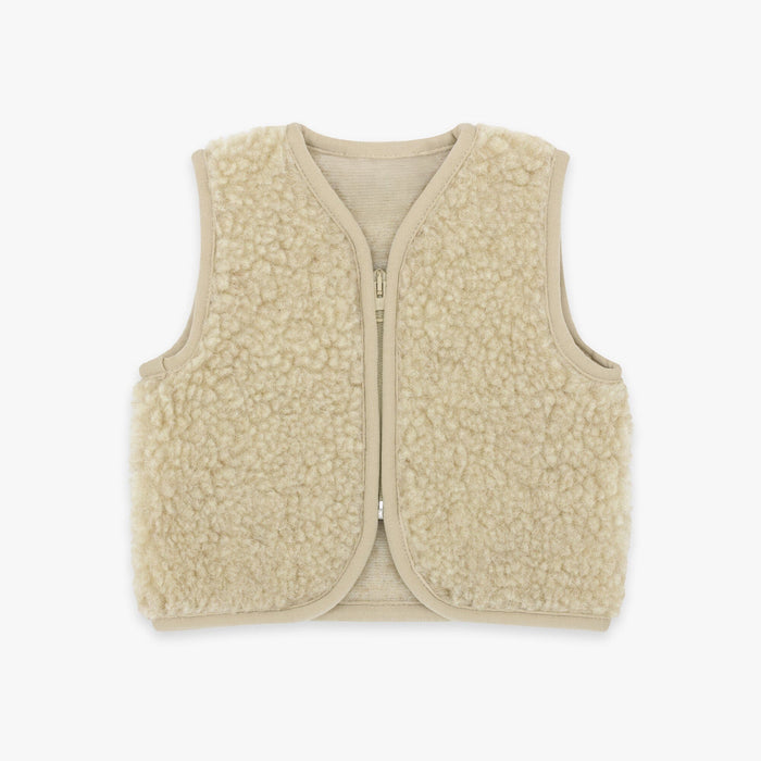 Merinowolle Weste für Babys | Essential Beige