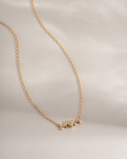Mom Heart Necklace