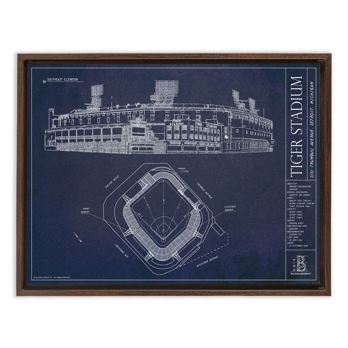 Framed Canvas - Small - Walnut