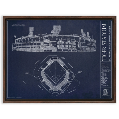 Framed Canvas - Large - Walnut