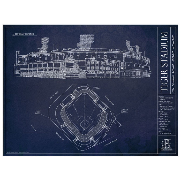 Old Tiger Stadium - Detroit Tigers