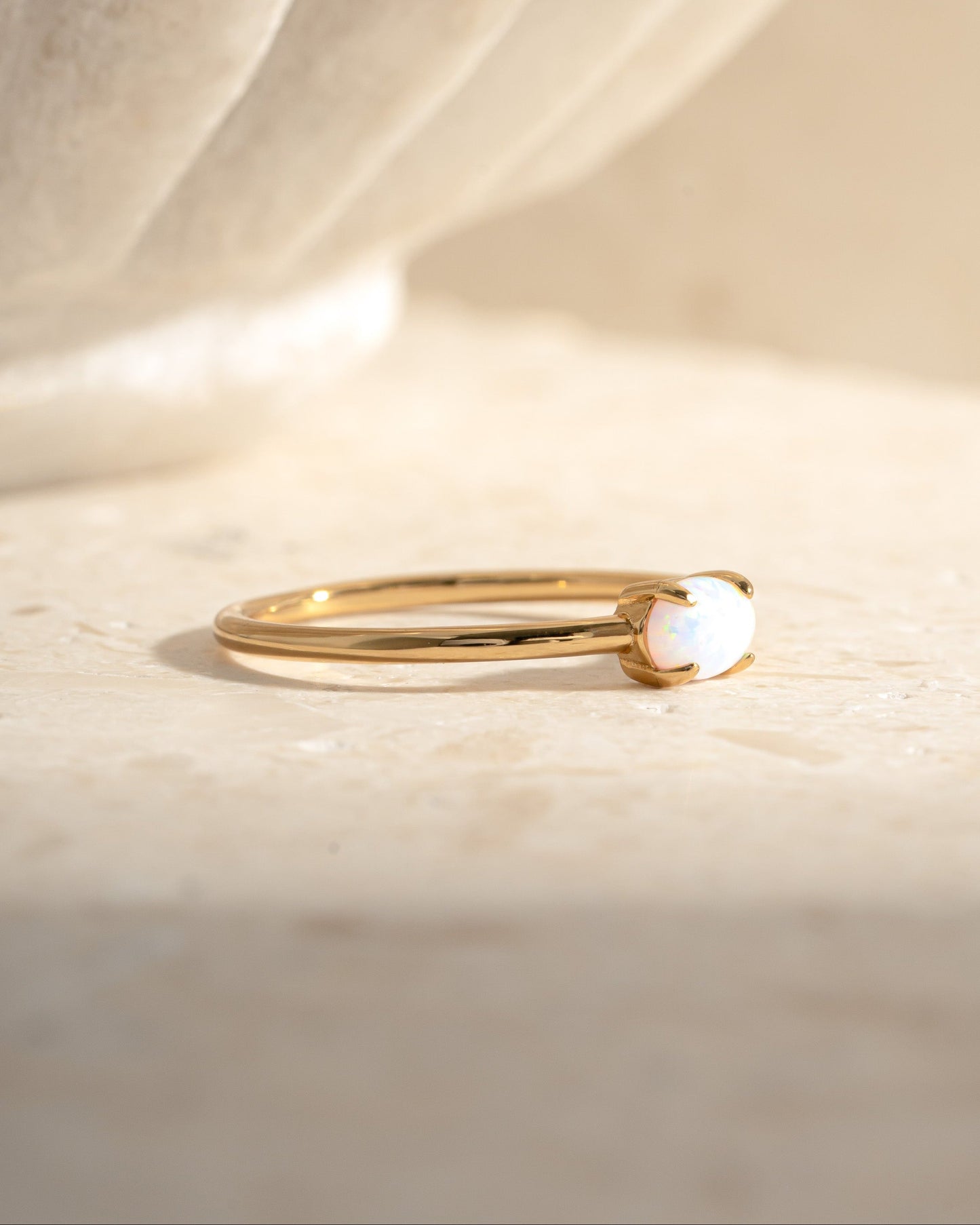 Opal Oval Ring