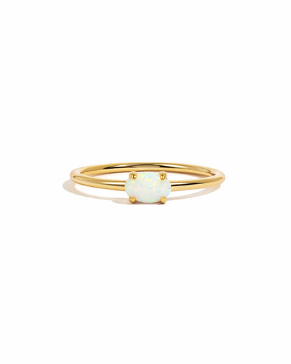Opal Oval Ring