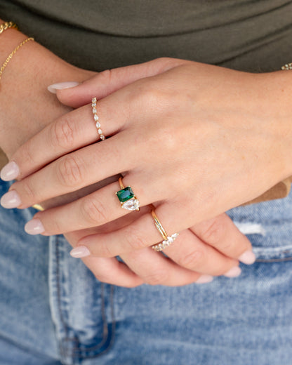 Open Spiral Ring