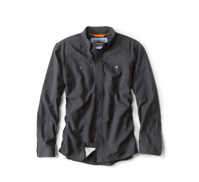 Orvis Mens Tech Chambray L/S Work Shirt