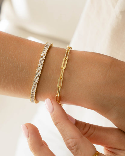Amanda Paperclip Bracelet