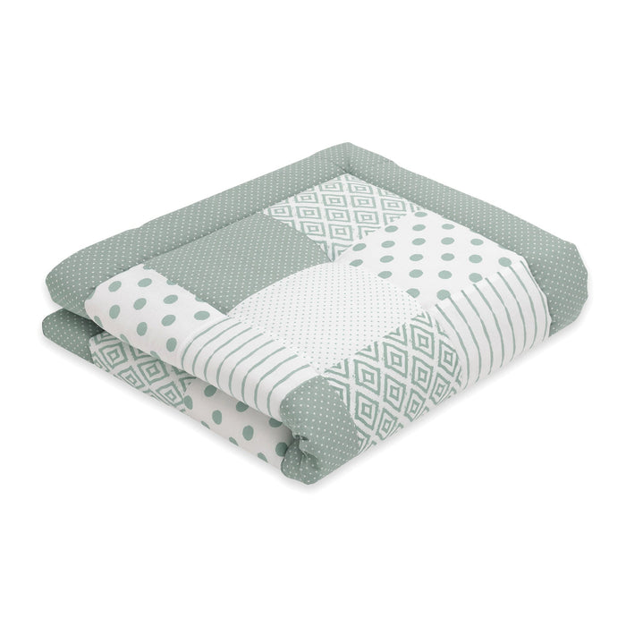 Patchwork Krabbeldecke | Essential Mint