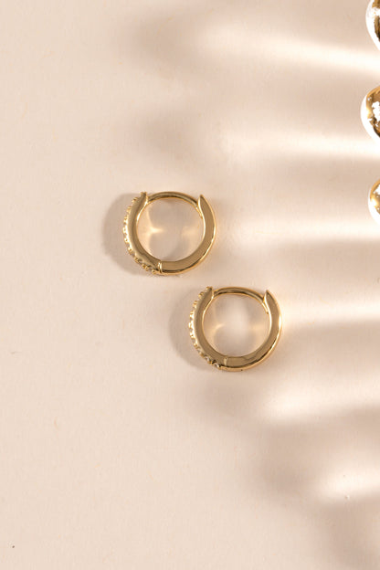 6mm CZ Huggie Hoops