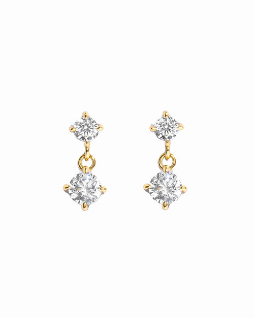 CZ Charm Studs