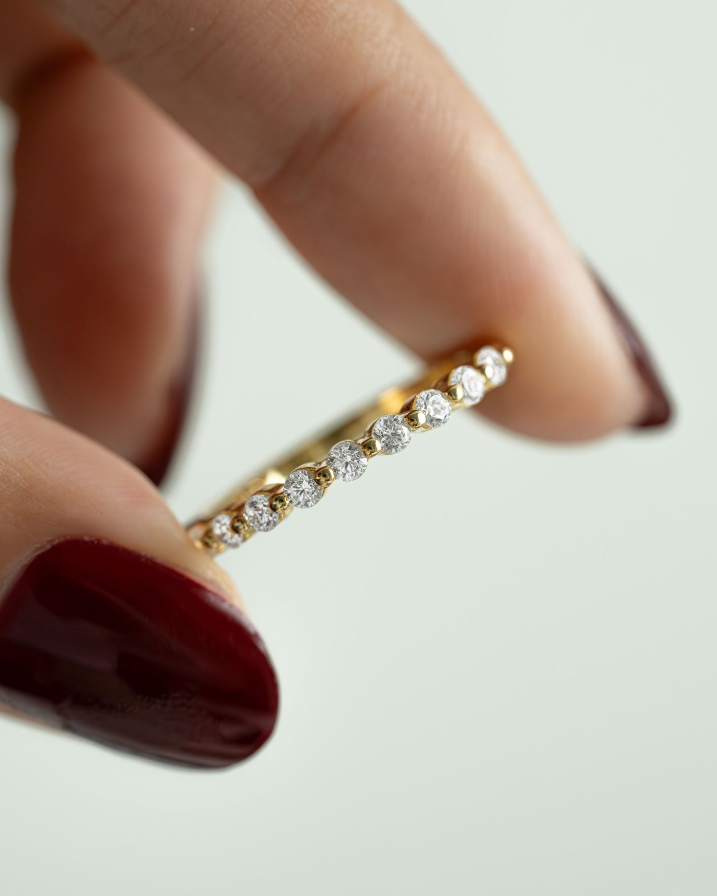 2mm CZ Stacking Ring