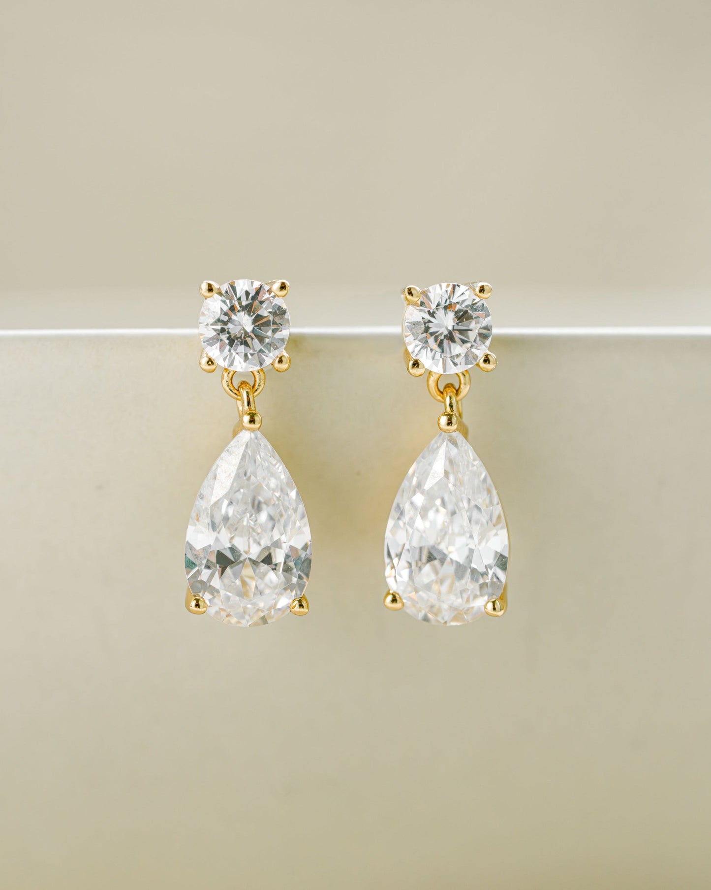 Camille Pear Drop Earrings