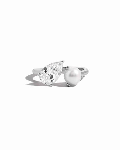 Toi et Moi Pearl Ring