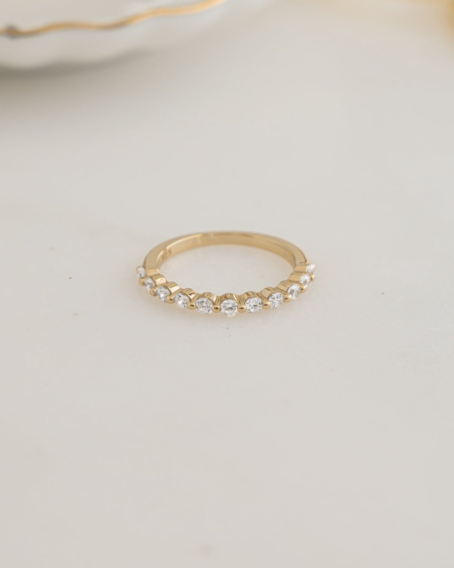 2mm CZ Stacking Ring