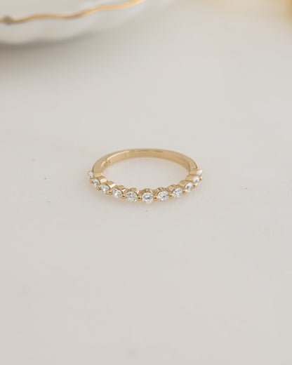 2mm CZ Stacking Ring