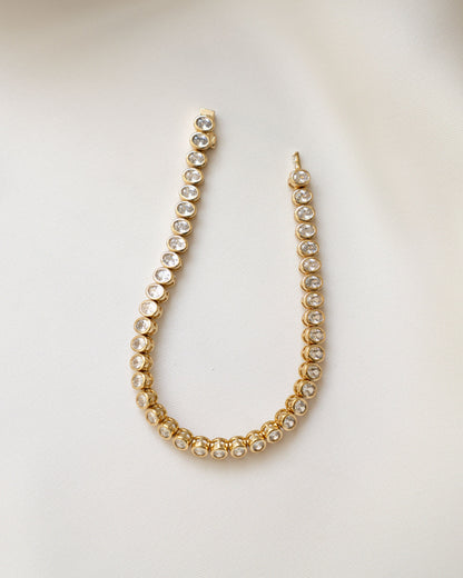 Oval Bezel Tennis Bracelet