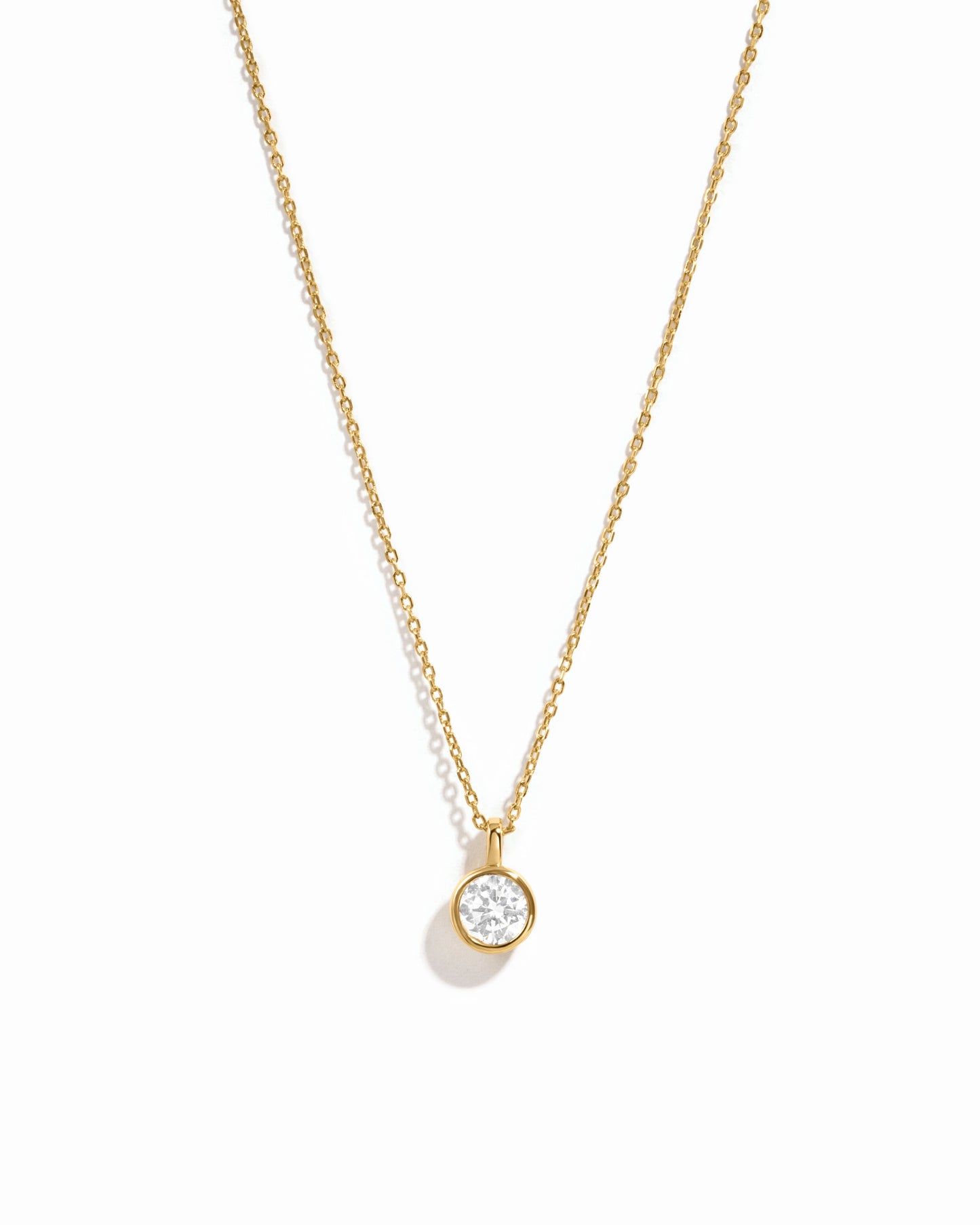 Round Bezel Necklace