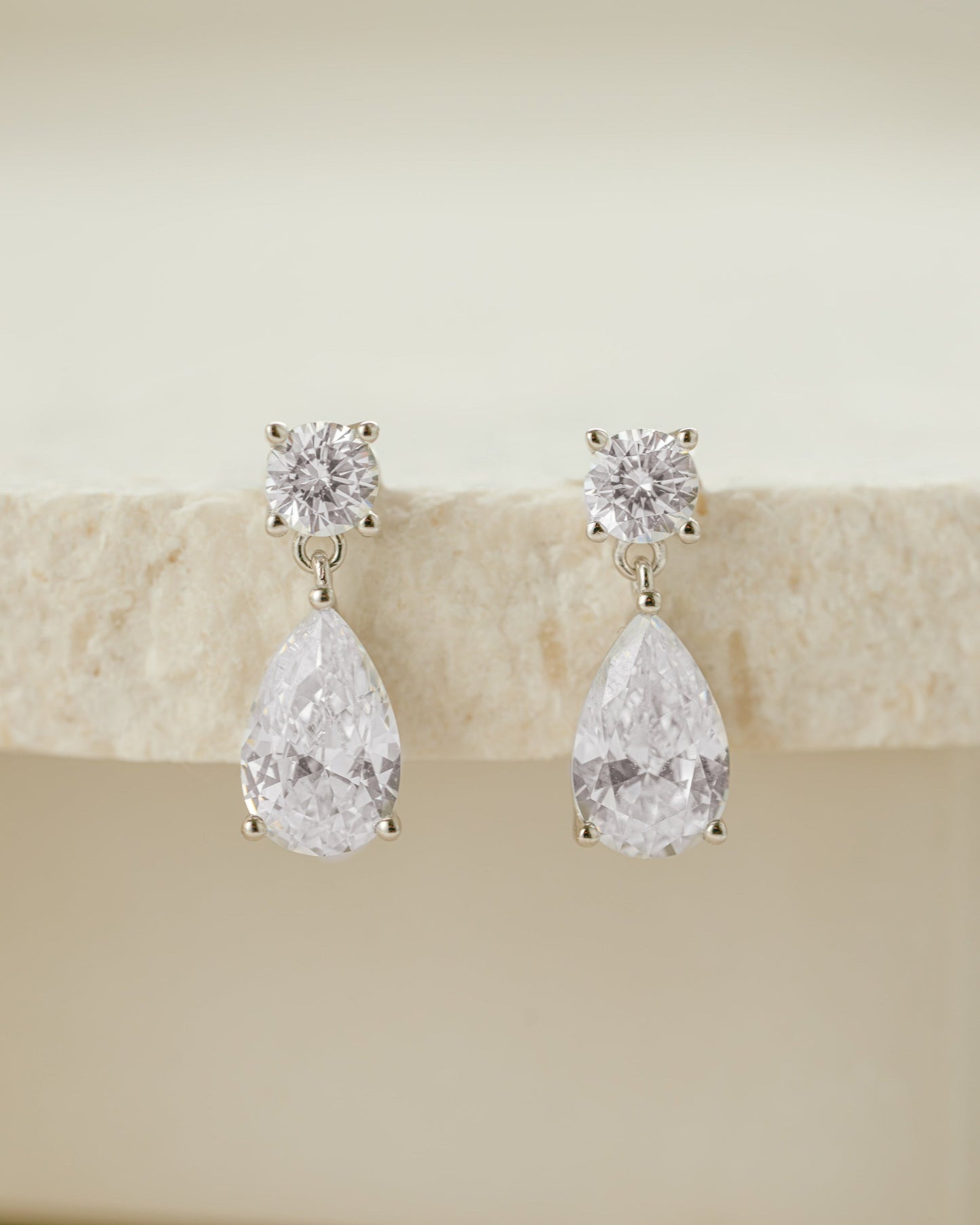 Camille Pear Drop Earrings