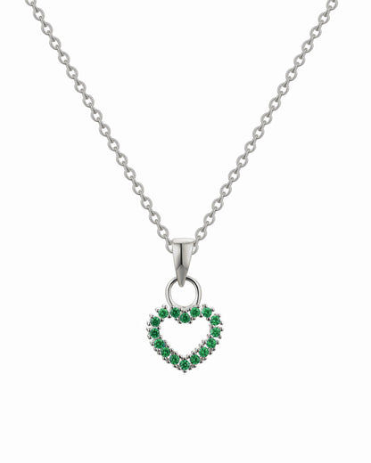 Emerald Heart Necklace