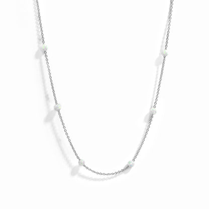 Opal Beaded Necklace