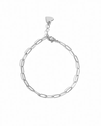 Small Paperclip Anklet