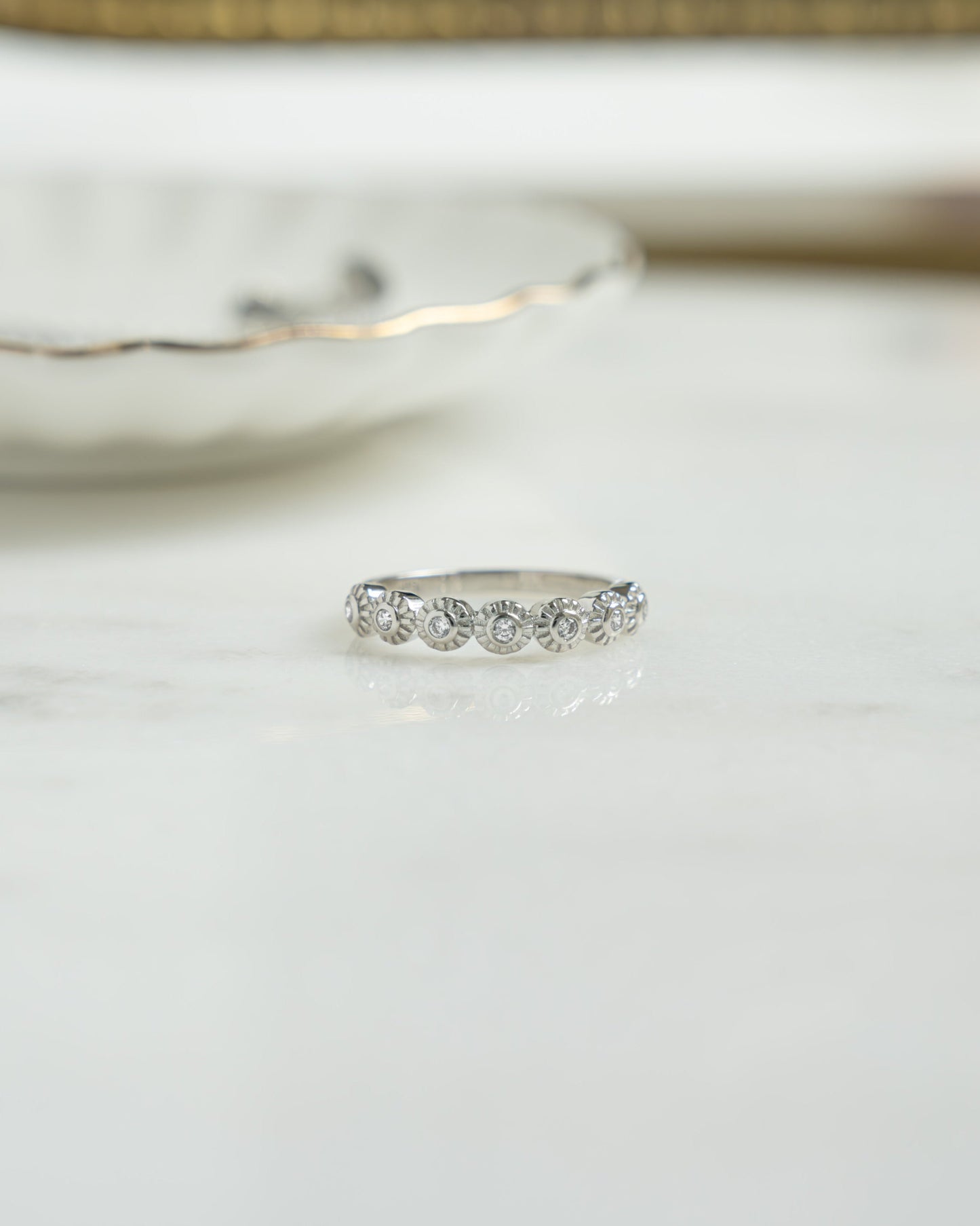 Bezeled Stacking Ring