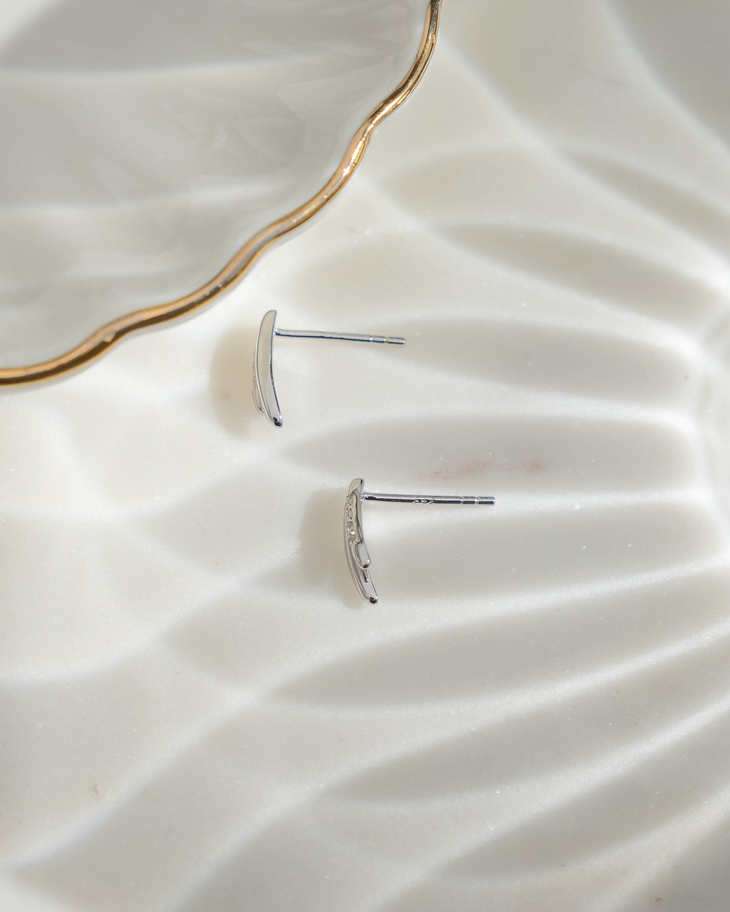 Dainty Double Line Studs