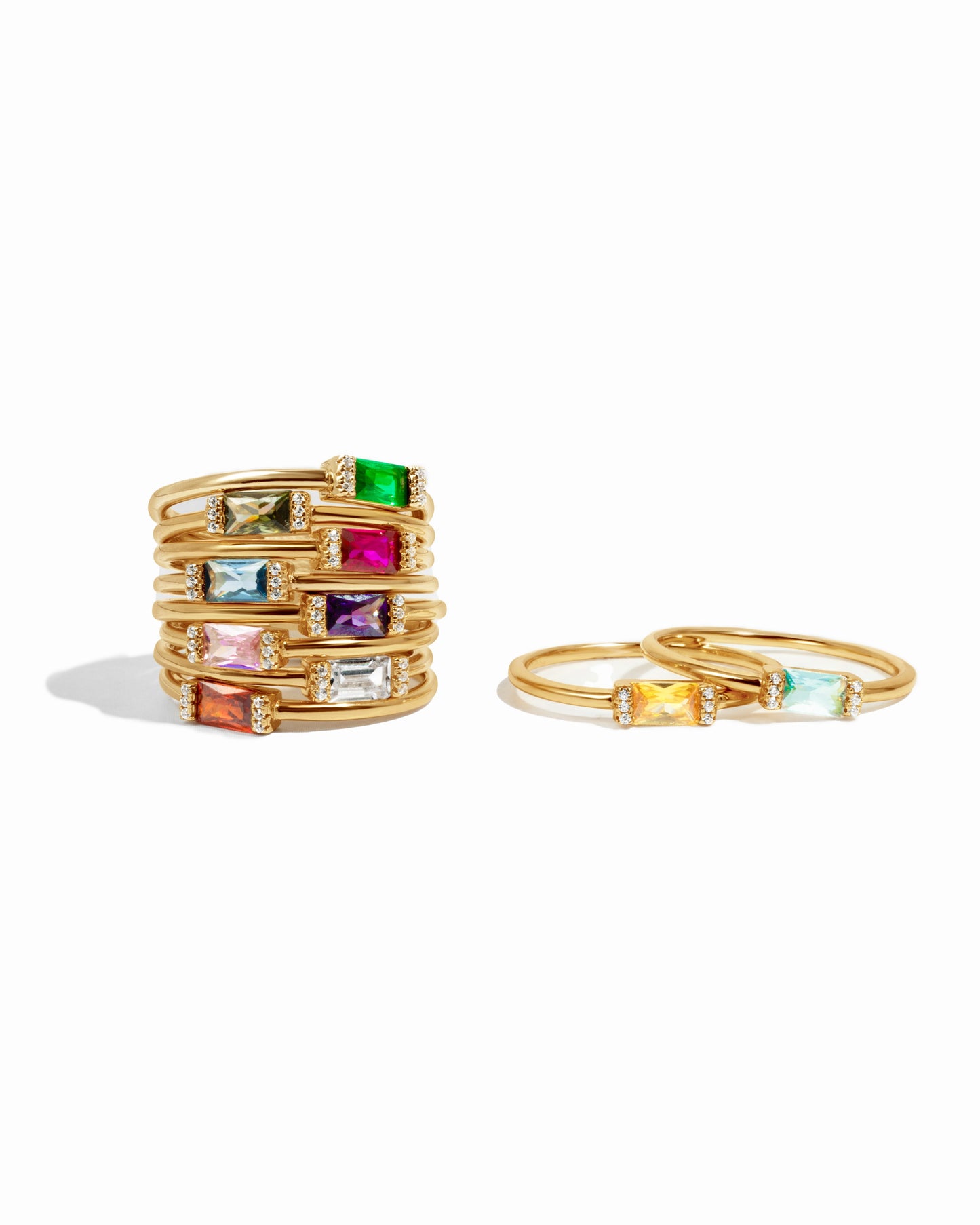 Diamond Simple Baguette Ring