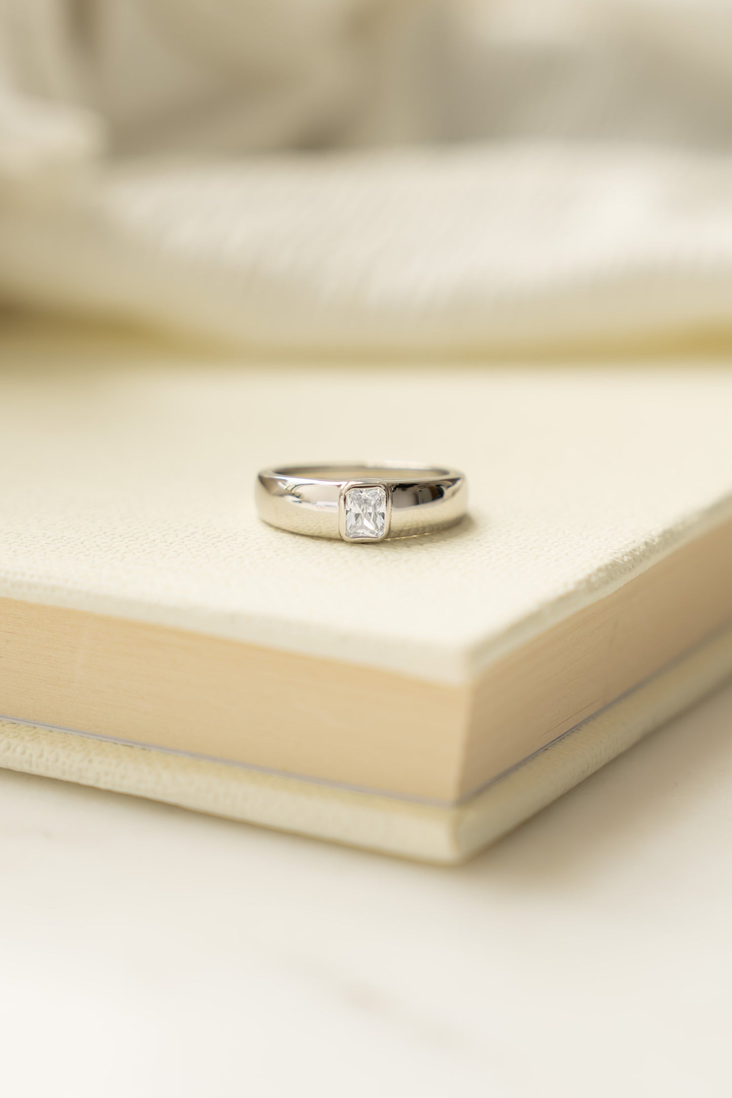 Baguette Dome Ring