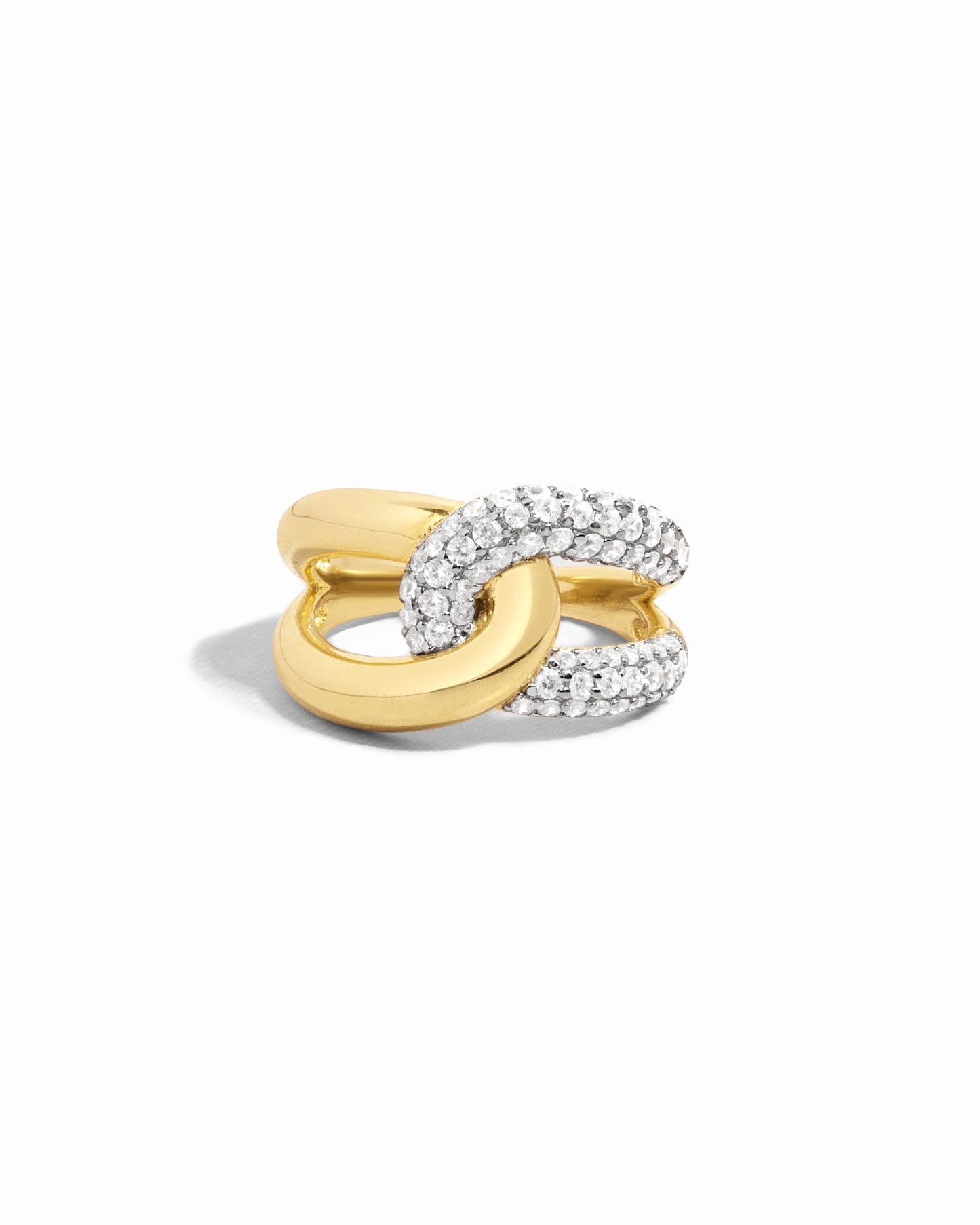 Mixed Metal Loop Ring