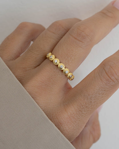 Bezeled Stacking Ring