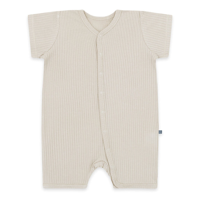 Schlafanzug kurz 1-teilig | Essential Beige
