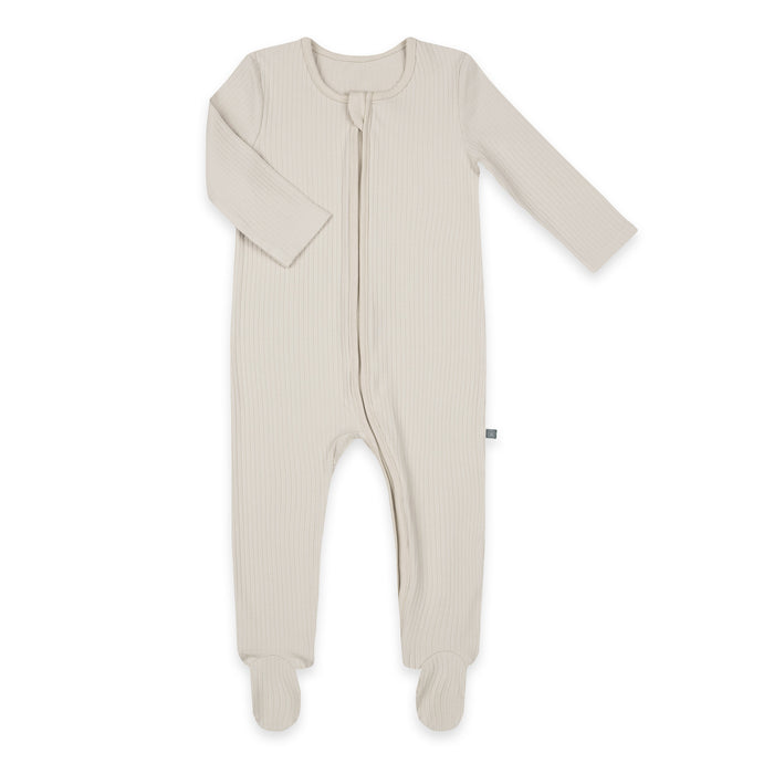 Schlafanzug mit Füßen | Essential Beige