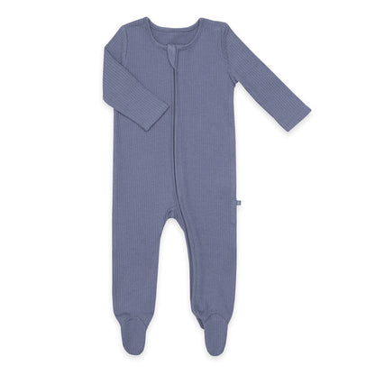 Schlafanzug mit Füßen | Essential Blau