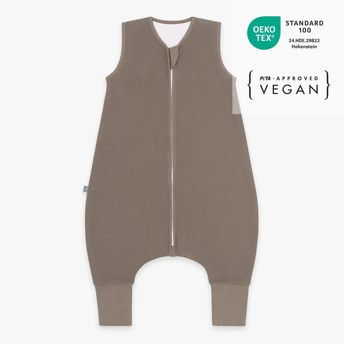 Schlafsack mit Füßen 1.0 TOG | Essential Taupe