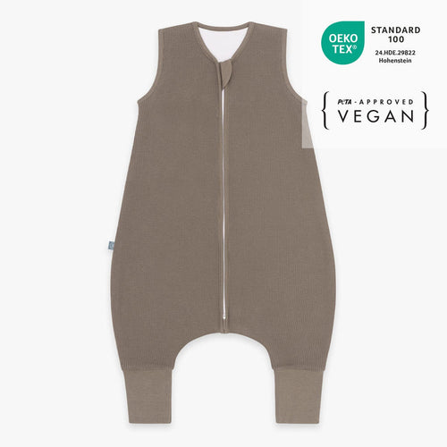 Schlafsack mit Füßen 1.0 TOG | Essential Taupe