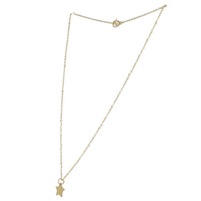Simple Star Pendant Necklace (Gold Plated)