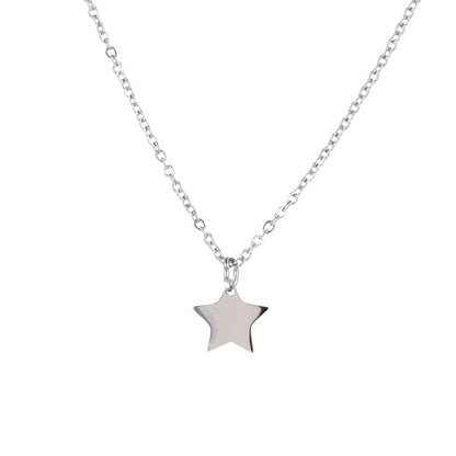 Simple Star Pendant Necklace