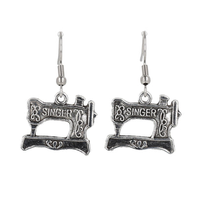 Singer Sewing Machine Earrings