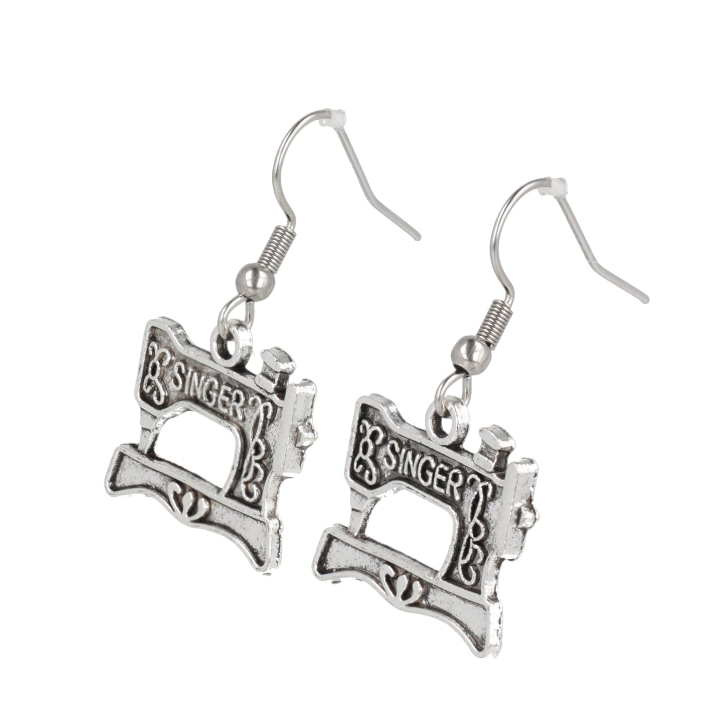 Singer Sewing Machine Earrings